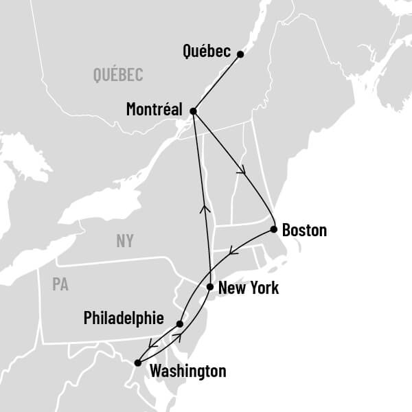 Tournée des capitales américaines