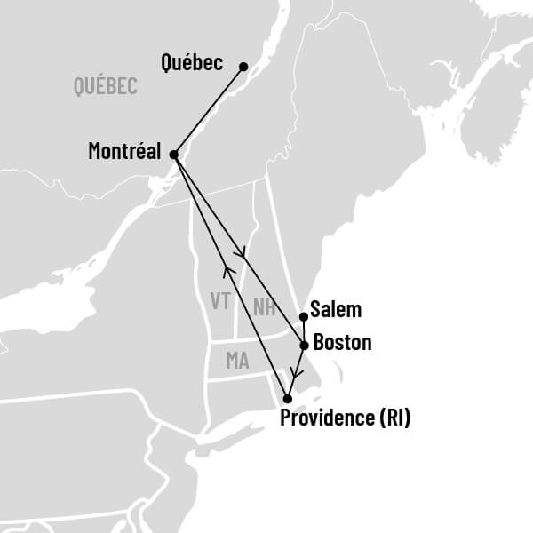 Boston et Salem à l'Halloween