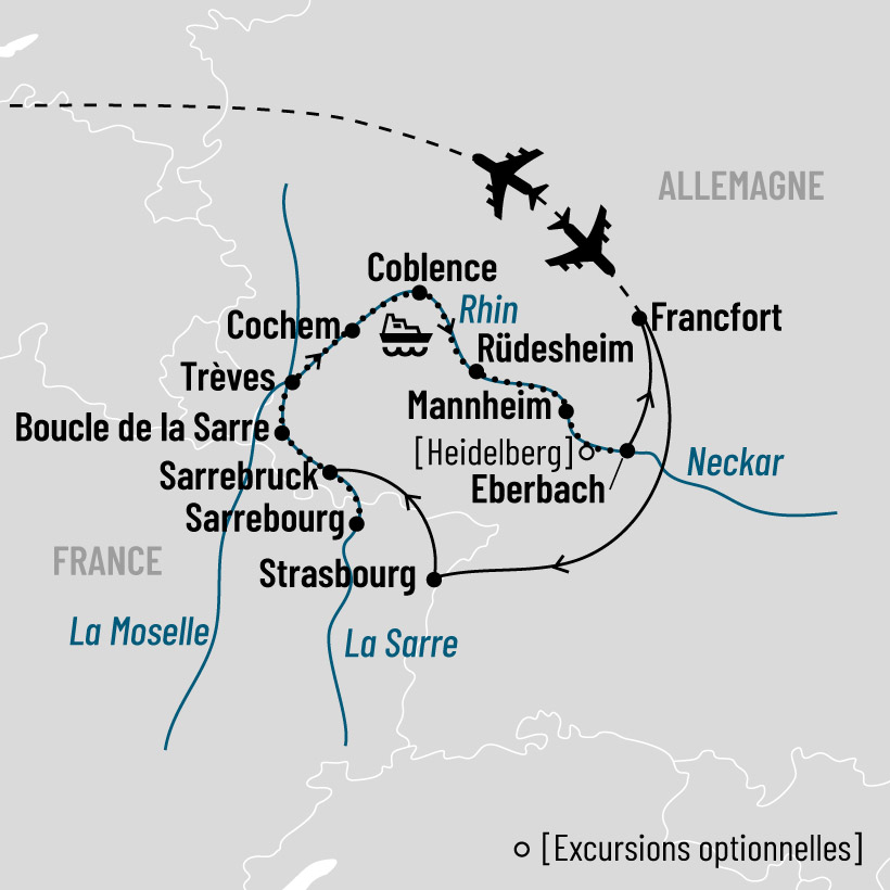Croisière au fil des quatre fleuves