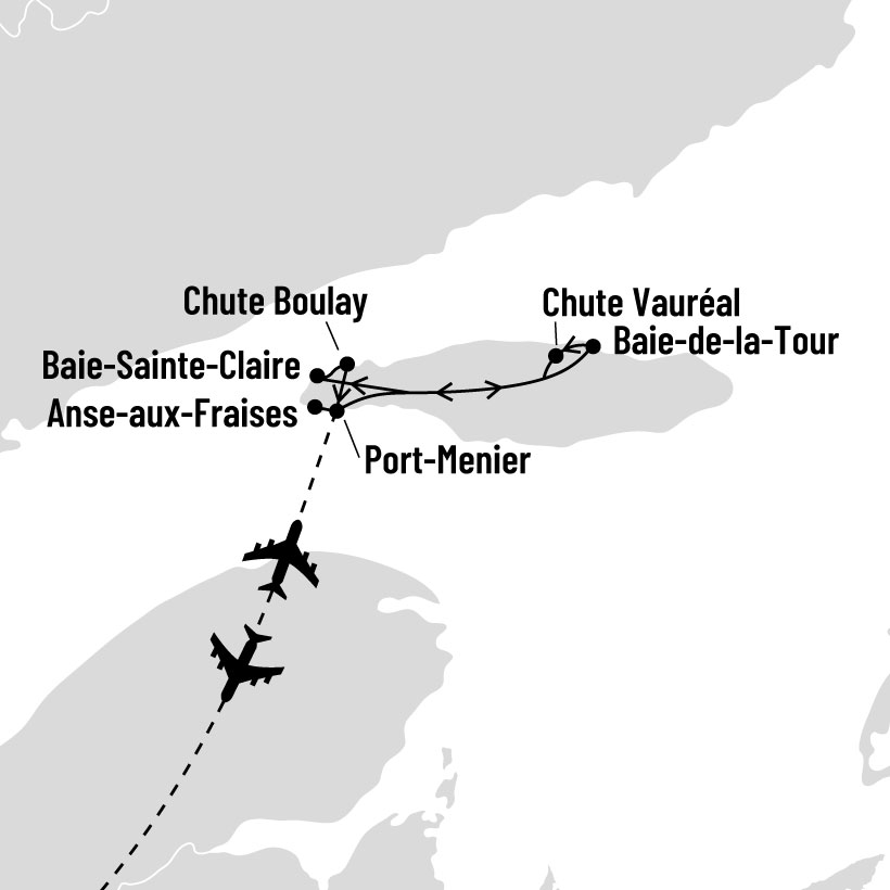 L' île d'Anticosti: Patrimoine mondial de l'UNESCO map